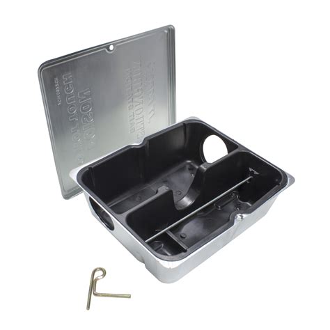 jt eaton metal mouse bait box|strongbox rat bait station.